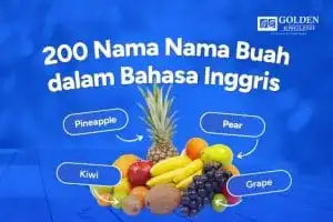 Nama Buah dalam Bahasa Inggris