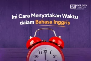 Waktu dalam Bahasa Inggris