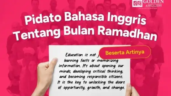 Pidato Bahasa Inggris Tentang Bulan Ramadhan Beserta Artinya