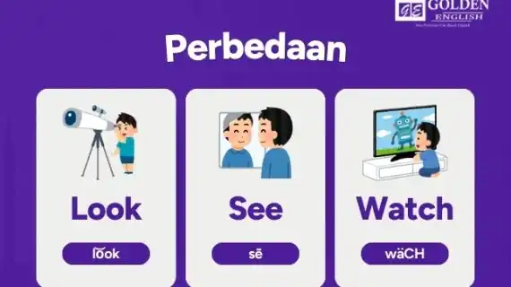 Perbedaan Look, See, Watch & Stare Serta Cara Penggunaannya