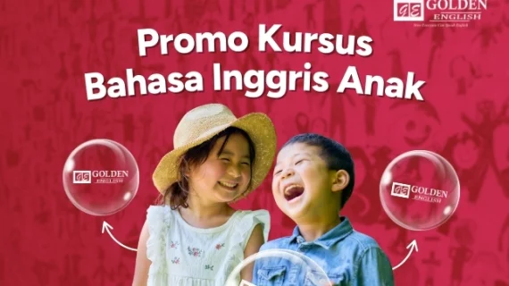 Promo Kursus Bahasa Inggris Anak Golden English 2026
