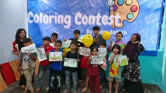 Keseruan Grand Opening Golden English Pamulang