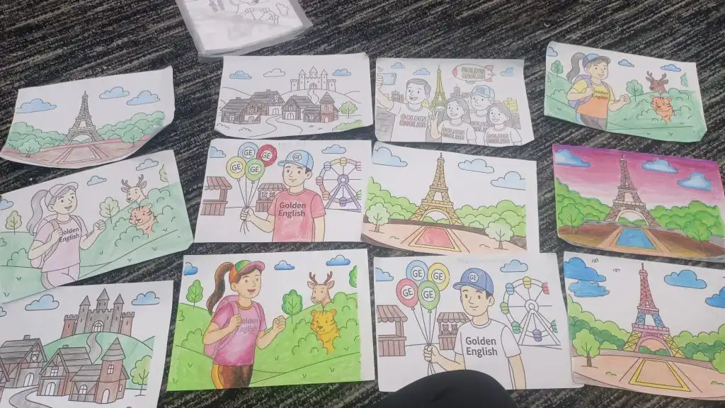 keseruan pembukaan golden english pamulang