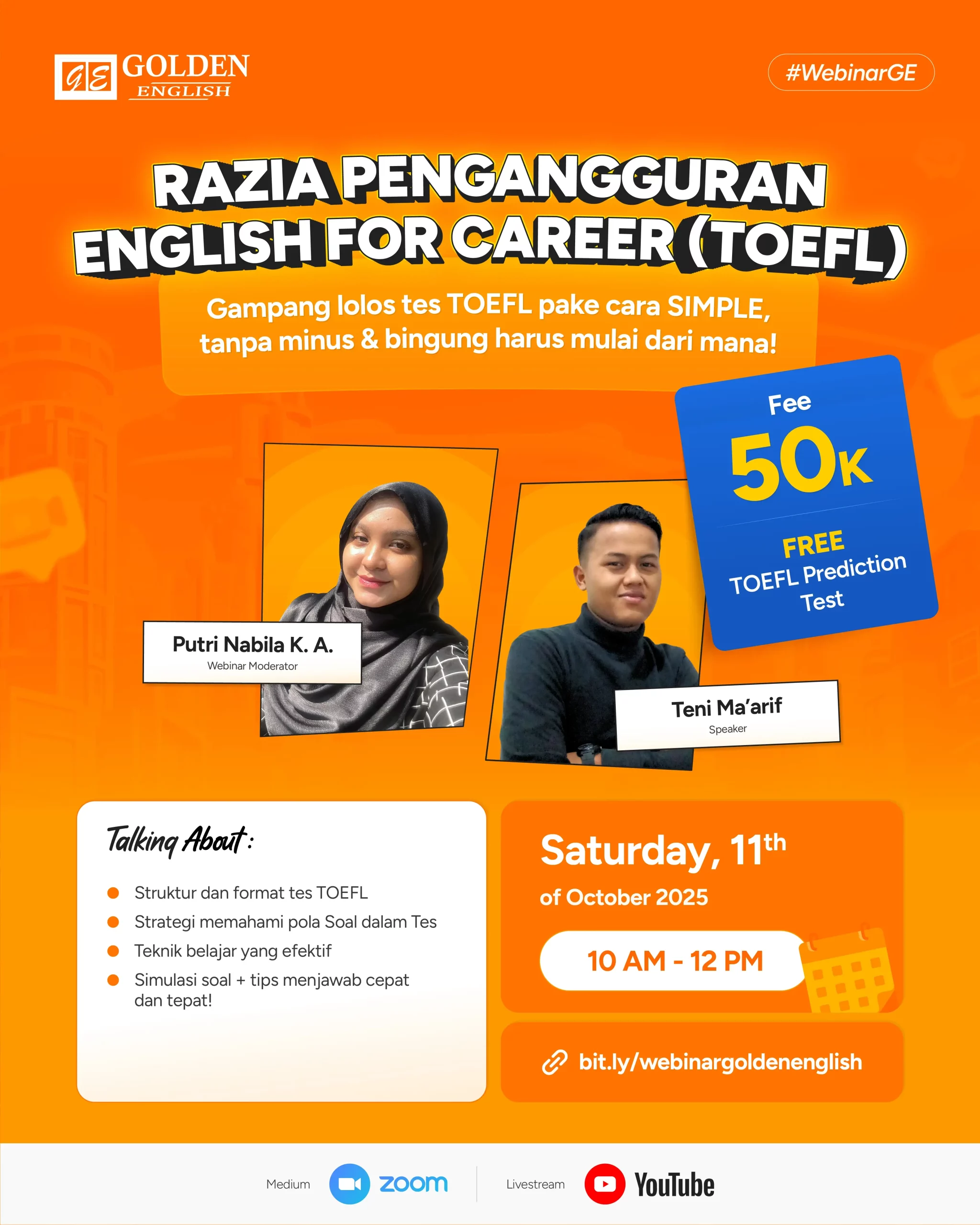 Razia Pengangguran: English For Career TOEFL